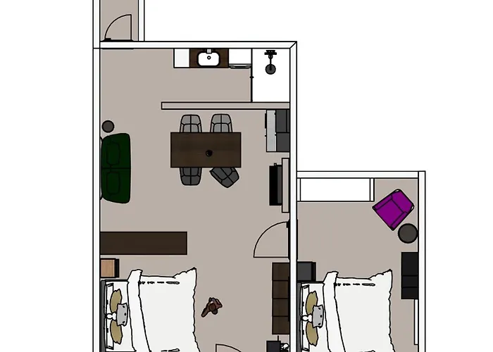 Апартаменты Rossmarktvier Streetloft